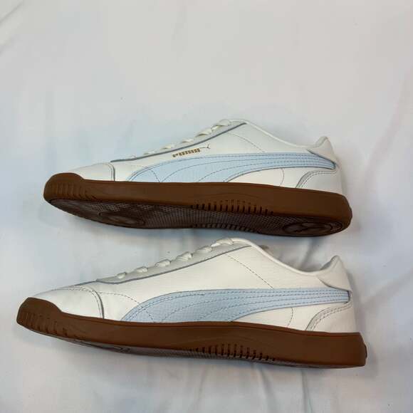 PUMA Club 5v5 Lux White Powder Blue Sneakers Womens 8.5 - Picture 7 of 12